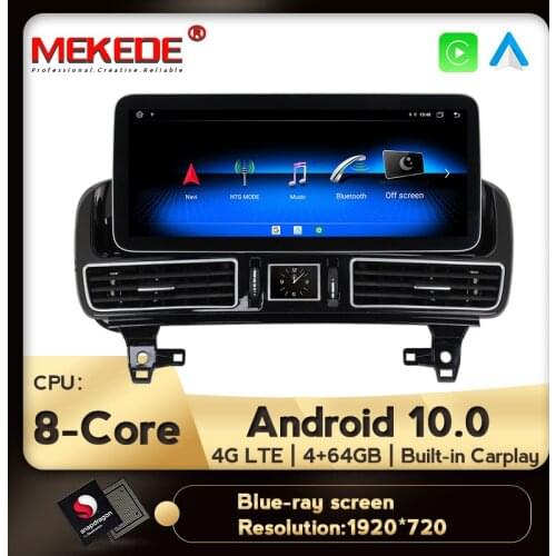 MSM8953 4G LTE 8-core 12.3 Blu-ray screen Android 10 Car Gps Navigation Multimedia Player for Mercedes Benz GLE GLS 2012 - 2019