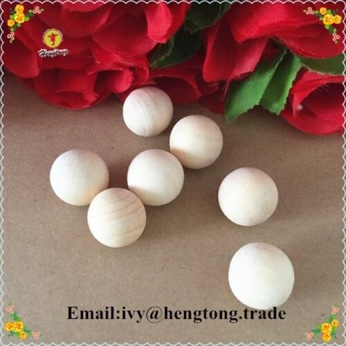 Freeshipping natural color 18mm unfinished wooden ball, round shape wood beads, wood crafts, gift ball for wholesale