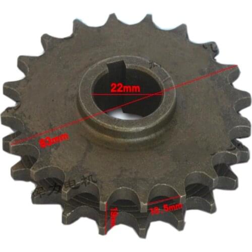 428 type double row gear-20Teeths Electric tricycle motor chain gear