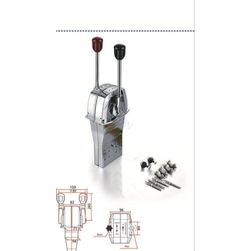 Twin Lever Single Engine Control Universal for boat marine Distinctive