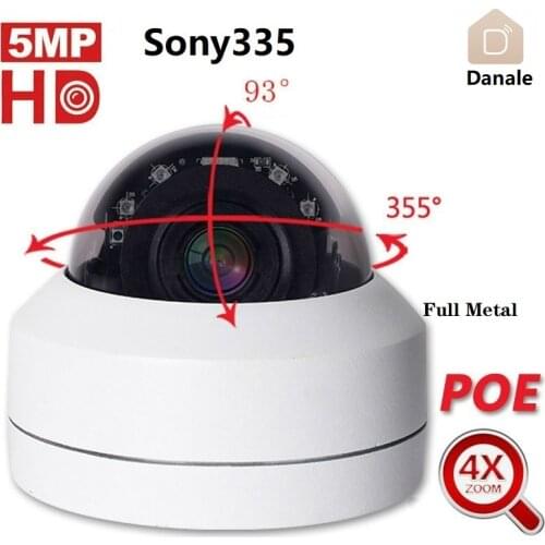 2MP 5MP IP POE PTZ Camera 4X Optical Zoom Indoor Outdoor Security IP Camera IR Night Vision 30m Onvif P2P P6SLite