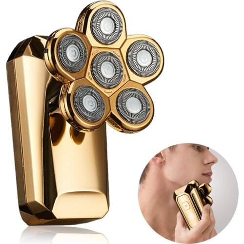 Men Electric Shaver Floating Cutter Head Beard Razor Washable LCD Diaplay Hair Trimmer Face Shaving Machine Barber Styling Tool