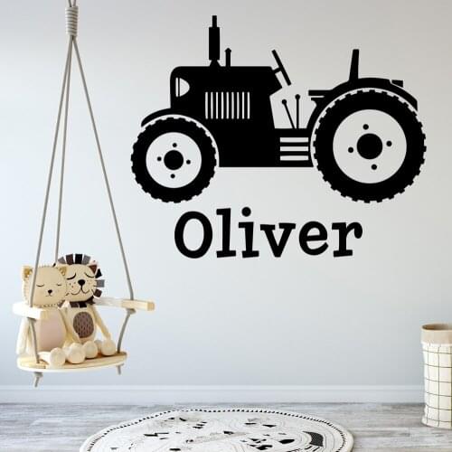 Car Sticker Custom name Wall Sticker Decal Home Decor Wall Stickers for bedroom Rooms Home Decoration Wallpaper