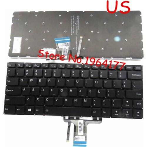 New FOR Lenovo yoga 510-14 510-14AST 510-14IKB 510-14ISK Keyboard US Black With Backlight with Backlit