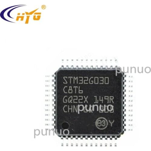 Original Authentic STM32G030C8T6 Encapsulation LQFP48 32b MCU ADC 64Kb Flash 2.0-3.6V Timers Integrated EEPROM Access Line