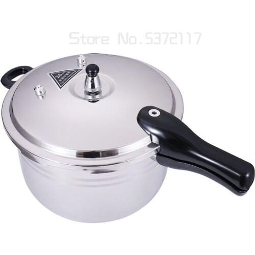 Free shipping 5-13litre Pressure Cooker Stainless steel 18/10 thicking Cooking pot Soup Pot Available work on Induction Cooker