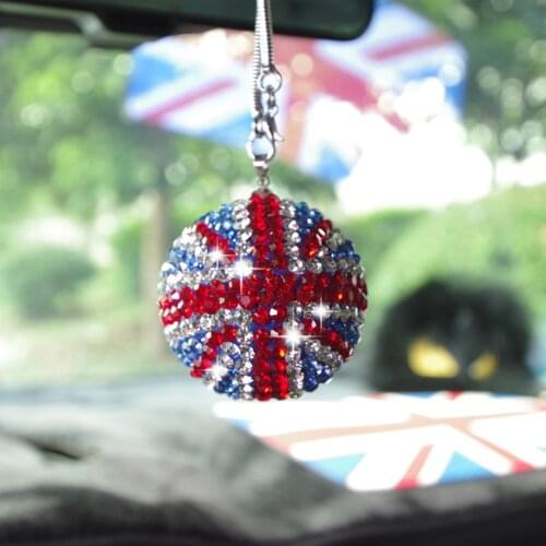 Car Styling Pendant Crystal Ball Mirror Hanging Decoration For Mini Cooper One S JCW R50 R53 R55 R56 R60 R61 F54 F60 Accessories