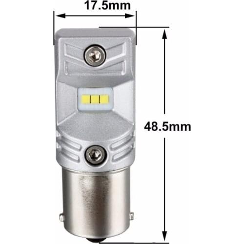 2Pcs Super Bright CSP Chip!!! 80w P21W WHITE CANBUS ERROR FREE LED CAR BULB REVERSE DRL Driving Bulbs 1156 382