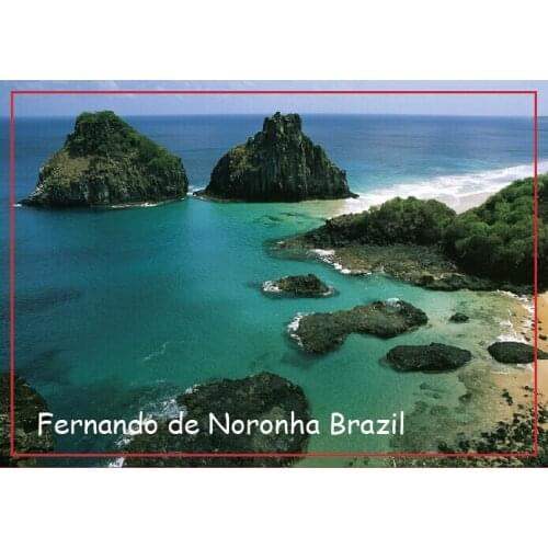Tourist souvenir Refrigerator Magnets memories,Fernando de Noronha Archipelago, Brazil Tourist Rigid Magnets 20623