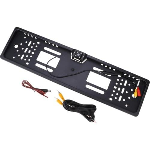 Universal Car Rear View CCD HD Camera in EU European License Plate Night Waterproof Car Reverse Backup Parking