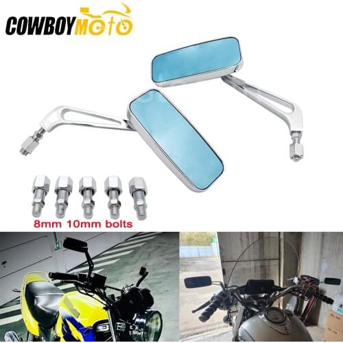 Universal Motorcycle Bikes Rear View Side Mirrors For Harley Honda Yamaha Suzuki For Kawasaki Z800 Z750 Z1000 Z650 Z900 Z300