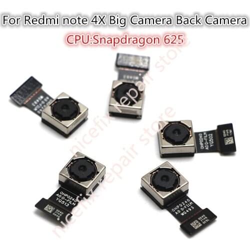 For Xiaomi Redmi Note 4X Face Rear Back Camera Replacement Repair Part High Quality Tested Original Note 4 Global Edition