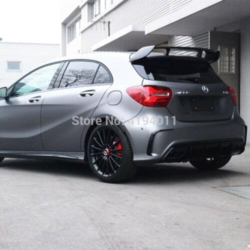ABS Paint Black Red Color Rear Spoiler Wing For Mercedes Benz A Class W176 A160 A180 A200 A250 A45 AMG 5door Hatchback 2013-2018