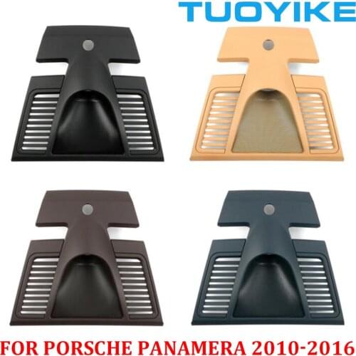 Car Dashboard Center Clock Stopwatch Compass Time Electronic Meter Chrono Cover Panel Plate Kit For Porsche Panamera 2010-2016