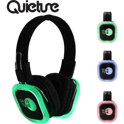 F39 Silent Disco headphone for Party ( 5 headphones + 1 transmitter )