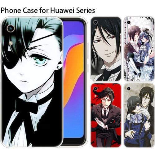 Anime Black Butler Ciel Phantomh Case for Huawei NOVA 5 5i Mate 30 Lite Y9 Prime 2019 P Smart Z Plus 2019 Honor 8S 8A 9X 20 Pro