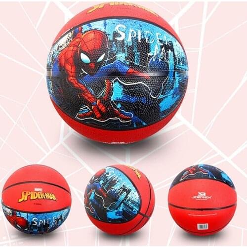 Diameter 22CM Frozen Elsa Marvel Sipderman Kids Basktabll Soccer Sports Equipment Rubber Ball Girls Boys Kids Outdoor Balls
