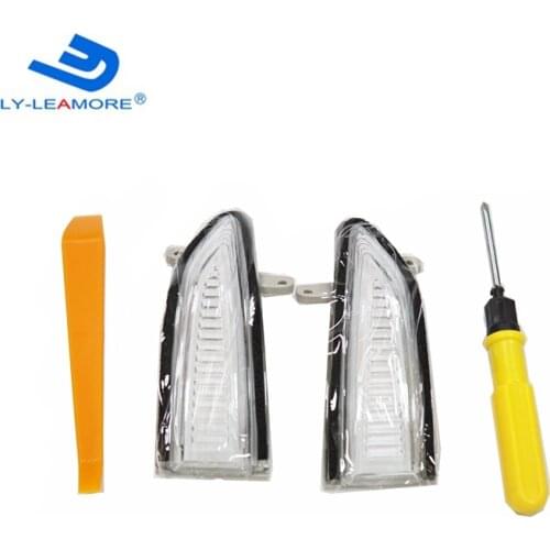 LY-LEAMORE2PCS Led Dynamic Sequential LED Side Mirror Turn Signal Lights Warning Strip SYLPHY 2014-2018 TEANA 2013-2018 DC 12 V