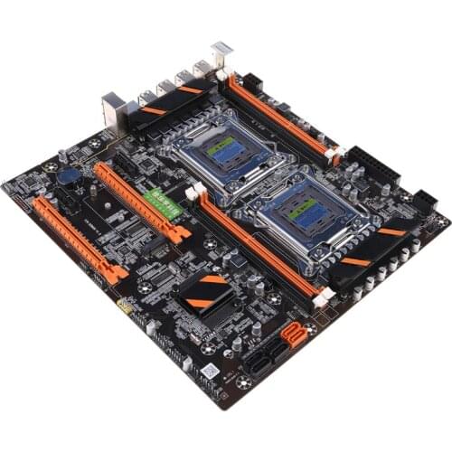 X79 Dual CPU LGA2011 Motherboard E5 4xDDR3 DIMM Desktop Computer Mainboard M.2 24BB