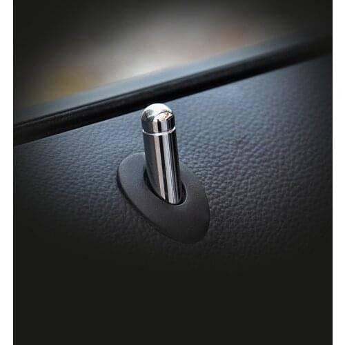 4Pcs Car Door Lock Stick Pin Cap Trim For Chevrolet Cruze Trax Malibu for Opel Mokka ASTRA J Insignia Sport Tourer