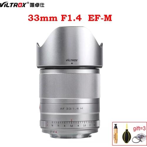 Viltrox AF 33mm f1.4 Canon EOS M-mount EF-M STM Auto focus Prime Lens APS-C For Mirrorless Camera EOS Mark II M200 M50M M5 M6