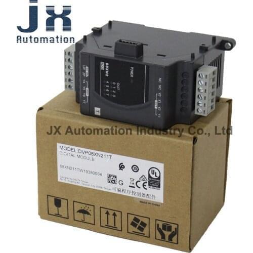 Original Delta PLC Extension Module ES2 Series DVP08XM211N Digital I/O Module
