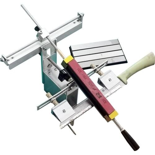 Double clip Professional Knife sharpener grinding system 360 degree flip Long knife clip with diamond bar ruixin pro whetstone