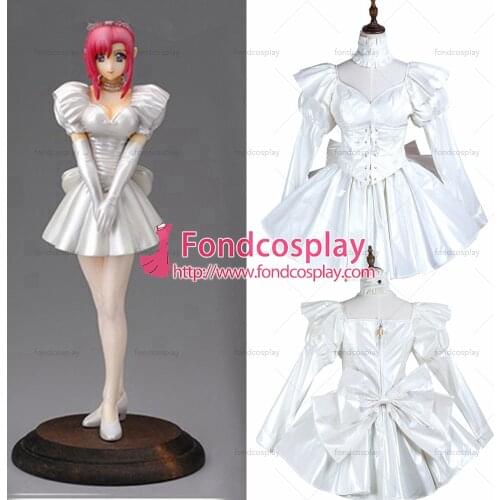 Sissy maid pvc dress lockable Uniform cosplay costume Tailor-made[G3738]
