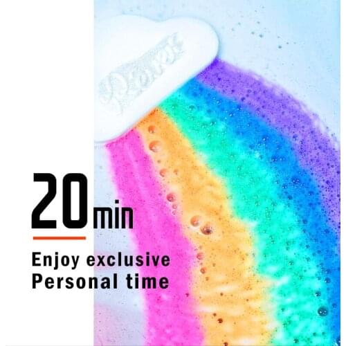 Rainbow Cloud Bubble Bath Ball Soaking Bath Salt Ball Explosion Fragrant Bath Salt Moisturizing Bath Soap Rejuvenation