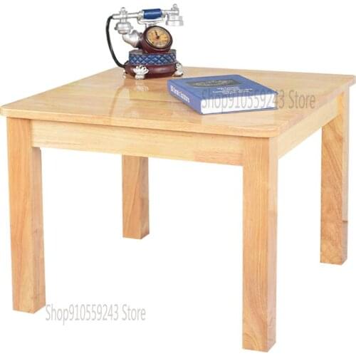 Sofa Side Table Living Room Modern Minimalist Balcony Small Coffee Table Small Square Table Solid Wood Square Chinese Style Sofa