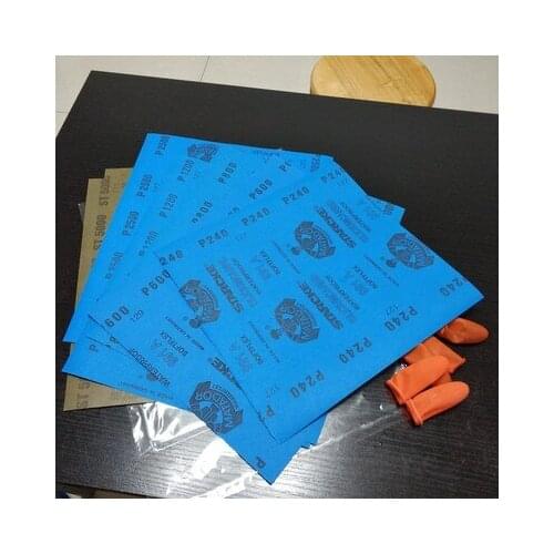 Waterproof Sandpaper Grit 220-7000 Aluminum Oxide Waterproof Paper Sheet 140mm x 115mm