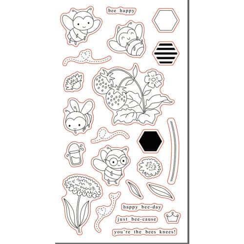 11x20 Flowers New Transparent Clear Rubber Stamp Sheet Cling Scrapbooking Photo Album PaperCard DIY Craft