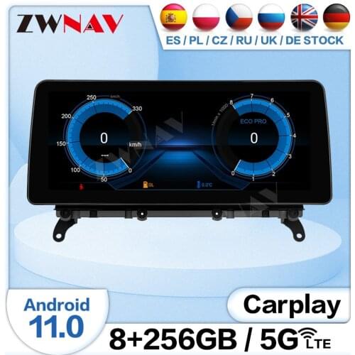 12.3" 256G Carplay Android 11 For BMW X3 X4 F25 F26 2011 2012 2013 2014 2015 2016 GPS Radio Receiver Auto Audio Stereo Head Unit