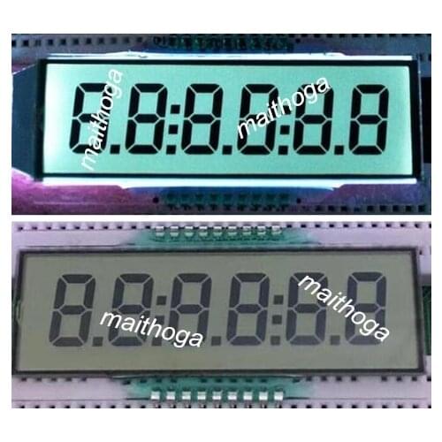 18PIN TN Positive 6-Digits Segment LCD Panel 3V HT1621 Drive IC (Without HT1621)