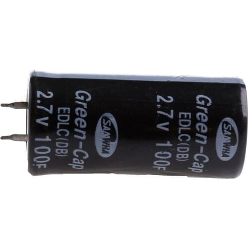 2Pcs Super Capacitor 2.7V 100F Ultra Capacitor Farad New 203B