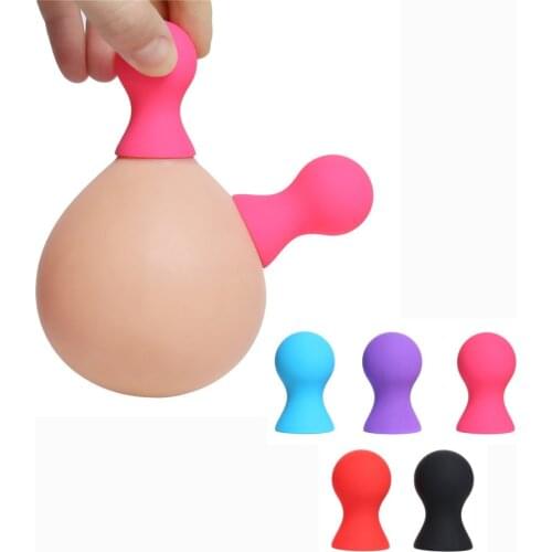 2PCS Vacuum Nipple Cupping Sucker Breast Clips Massager Clitoris Stimulator BDSM Enhancer Pump Sex Toys For Woman