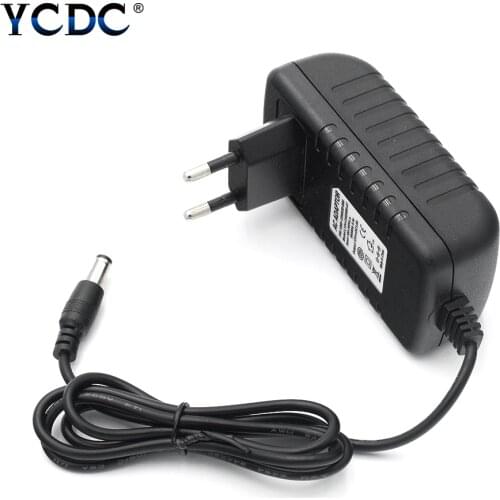 2021 NEW Practical Power Supply DC 12V 3A Power Adapter AC 100V-240V To DC 12 V Charger UK/AU/US/EU Plug Black ABS Shell