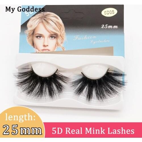 25mm 5d real mink hair False-eyelashes 17-Styles wholesale soft natural long fake lashes Extension-Wispies Makeup-Tools 4 beauty