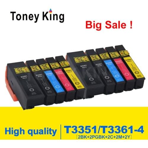 33XL Compatible ink Cartridge For Epson XP530 XP630 XP830 XP635 XP540 XP640 XP645 XP900 T3351 T3361-T3364 For Europe Printer