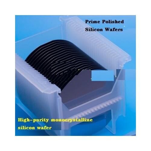 4-inch Prime Grade Wafer Silicon Wafer Purity 11N Single Crystal Polished Electron Mirror Coating Diffraction Dedicated