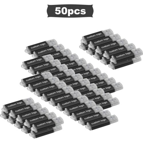 50PCS USB 3.0 Metal USB Flash Drive Memory Stick Pen Drive 128MB 4gb 8gb 16gb 32gb 64gb Metal USB Flash Drive for PC Custom LOGO