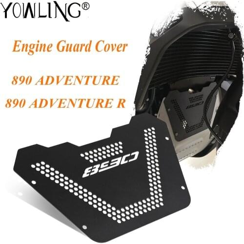 FOR 890 ADVENTURE R 890ADVENTURE R 890 ADV 890ADV R 2020 2021 Motorcycle Accessories CNC Engine Guard Cover Protector Crap Flap