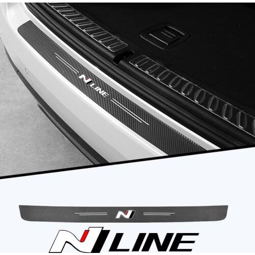 Car trunk Cloth fiber protect Car sticker accessories decoration for Hyundai n nline tucson kona sonata veloster i30 i20 elantra
