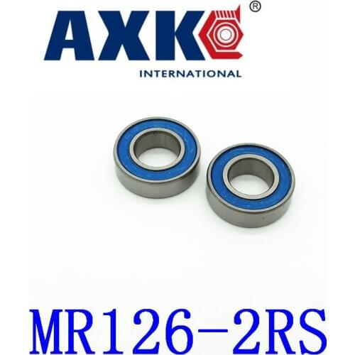 Axk High Quality Bearing ( Blue Rubber Sealing Cover ) Mr126-2rs L-1260dd Wbc6-12 Mr126 2rs 6*12*4 Mm