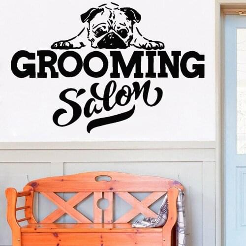 Purity Dog Wall Decal Pet Grooming Salon House Decoration Animals Vinyl Nursery Kids Room Interior Removable Wall Stickers Z476