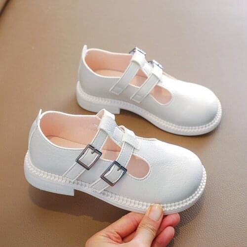 Autumn Girls Leather Shoes Children Flats Princess Party Dress Shoes School Student Toddler Baby Kids Mary Janes Toddler Shoes