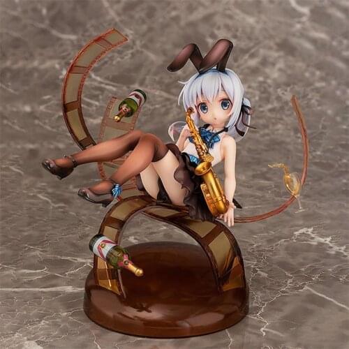 Anime Is the Order a Rabbit Chino Jazz Style PVC Action Figure Anime Figure Model Toys Collectible Doll Gift 16cm