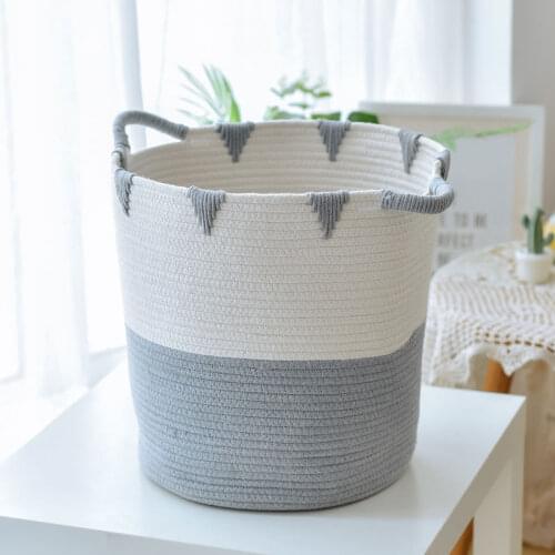 Cotton Wire Basket Bedroom To Change Laundry Toys Dirty Clothes Snack Basket Laundry Basket Folding Laundry Basket Foldable