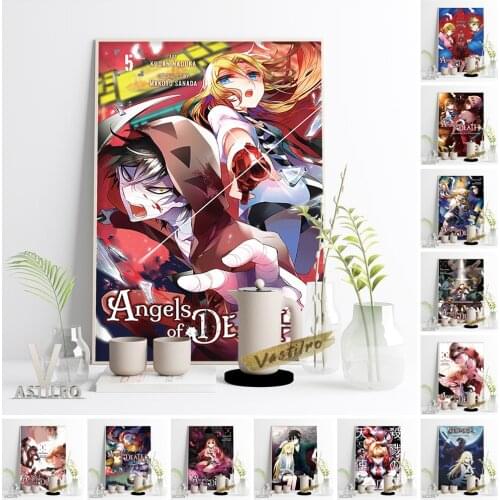 Angels Of Death Anime Game Canvas Poster Otaku Gift Fans Collection Prints Modern Living Room Kids Bedroom Home Decor Painting