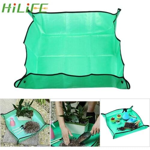 Anti Dirty Garden Work Cloth Mix Soil Flower Land Mat Foldable Transplanting Pot Garden Grafting Pad Thicken Basin Cushion